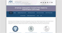 Desktop Screenshot of aoepm.org